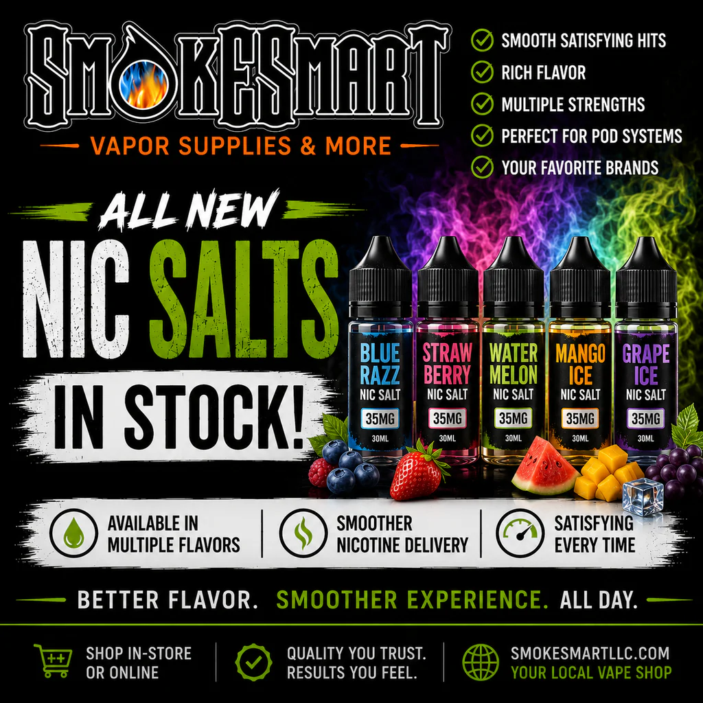 All New Nic Salts